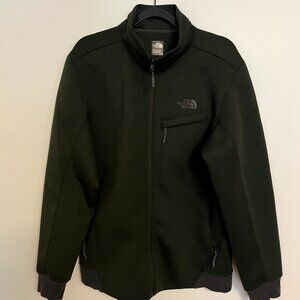 The North Face Thermal 3D Knit Spandex Zip Jacket Green NF0A2TDD Mens Large